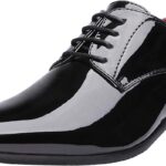 Patent leather dress shoes